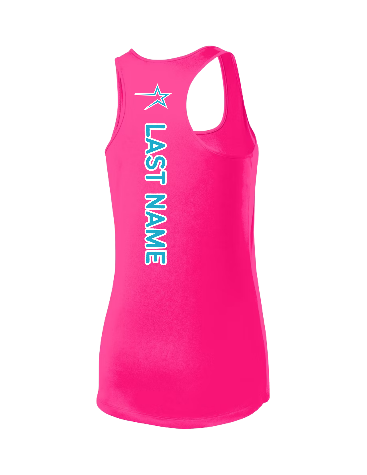 Northstars Pink & Teal Performance Tank Top