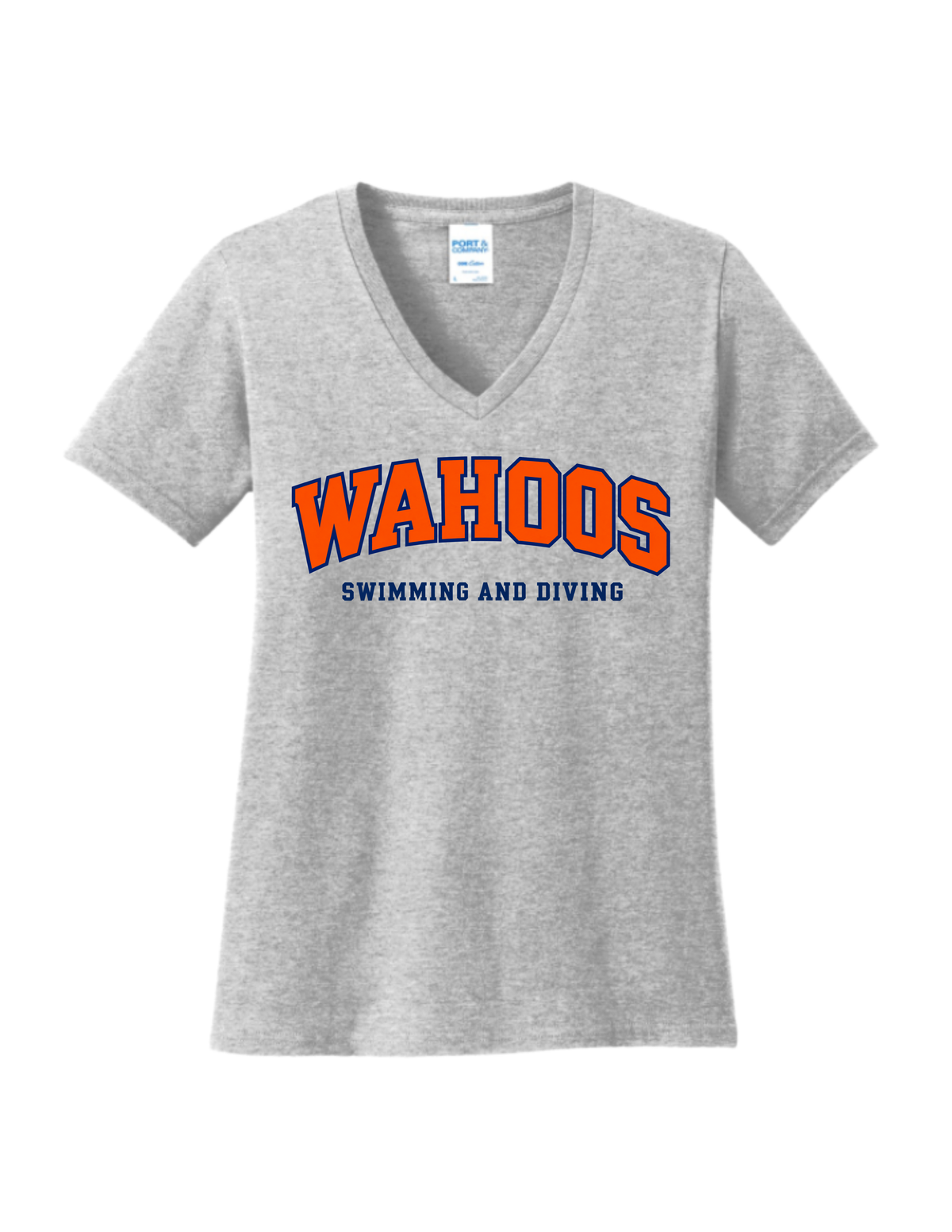 UVA Cotton V-Neck Tee