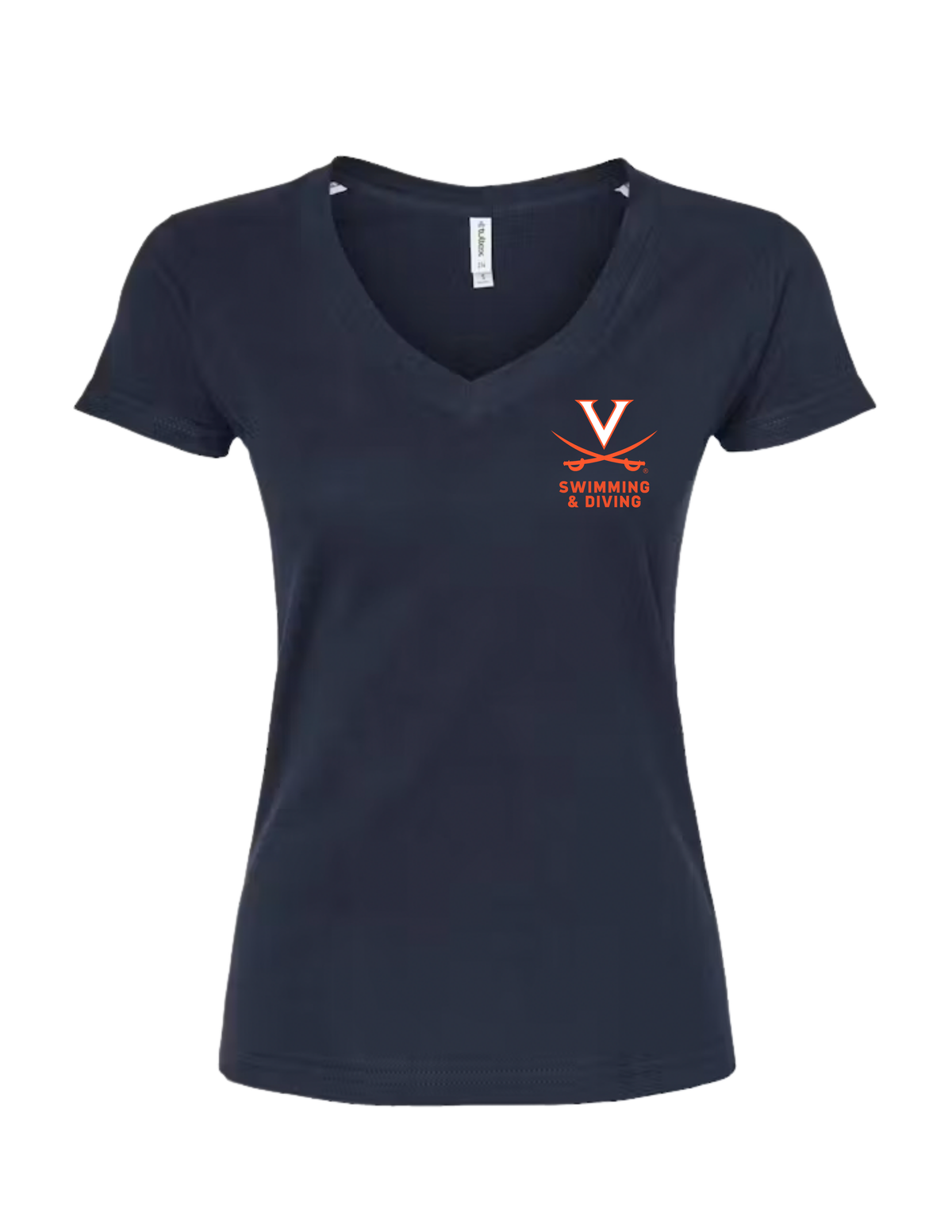 UVA Fine Jersey V-Neck Tee