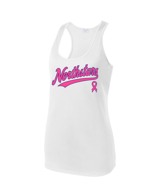 Northstars Racerback Performance Tank Top - Breast Cancer Awareness
