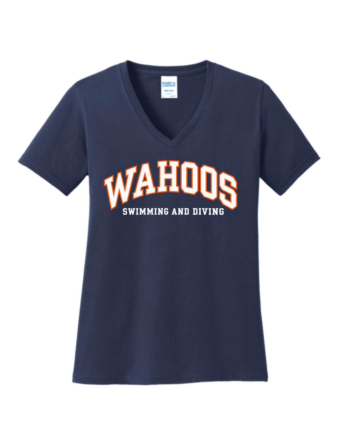 UVA Cotton V-Neck Tee