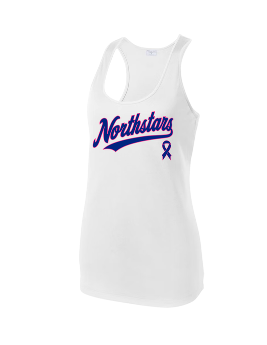 Northstars Racerback Performance Tank Top - Breast Cancer Awareness