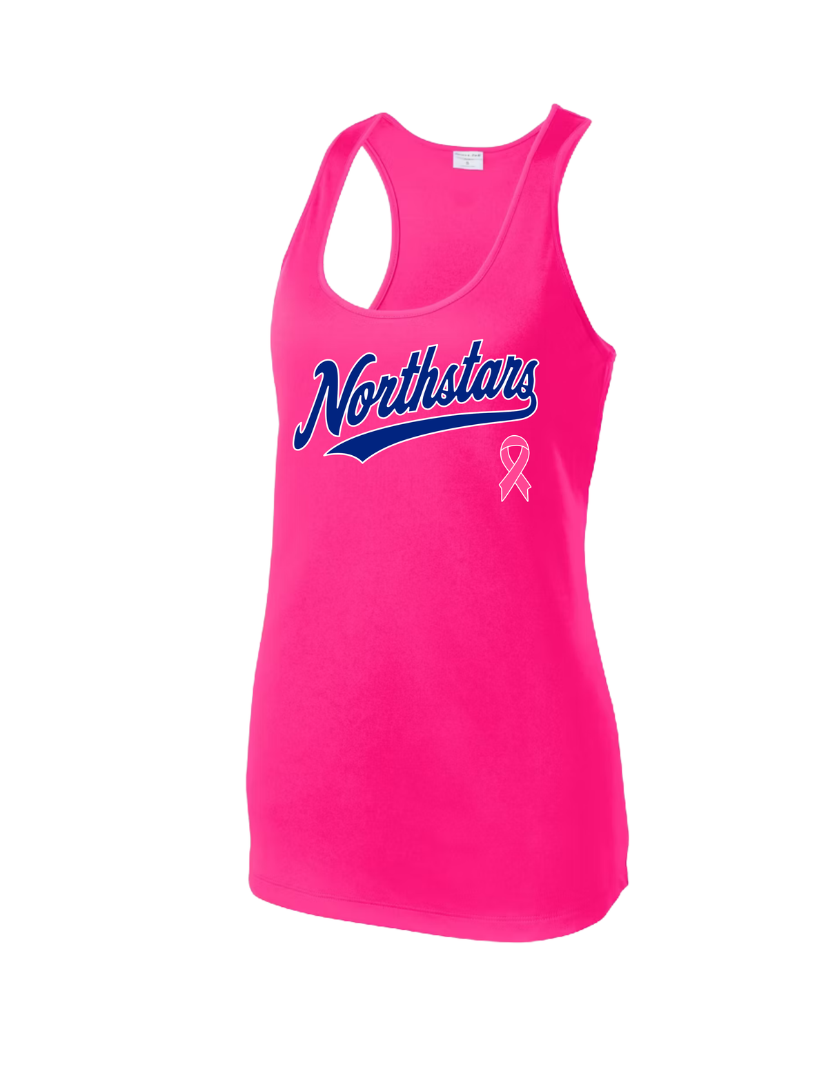 Northstars Racerback Performance Tank Top - Breast Cancer Awareness