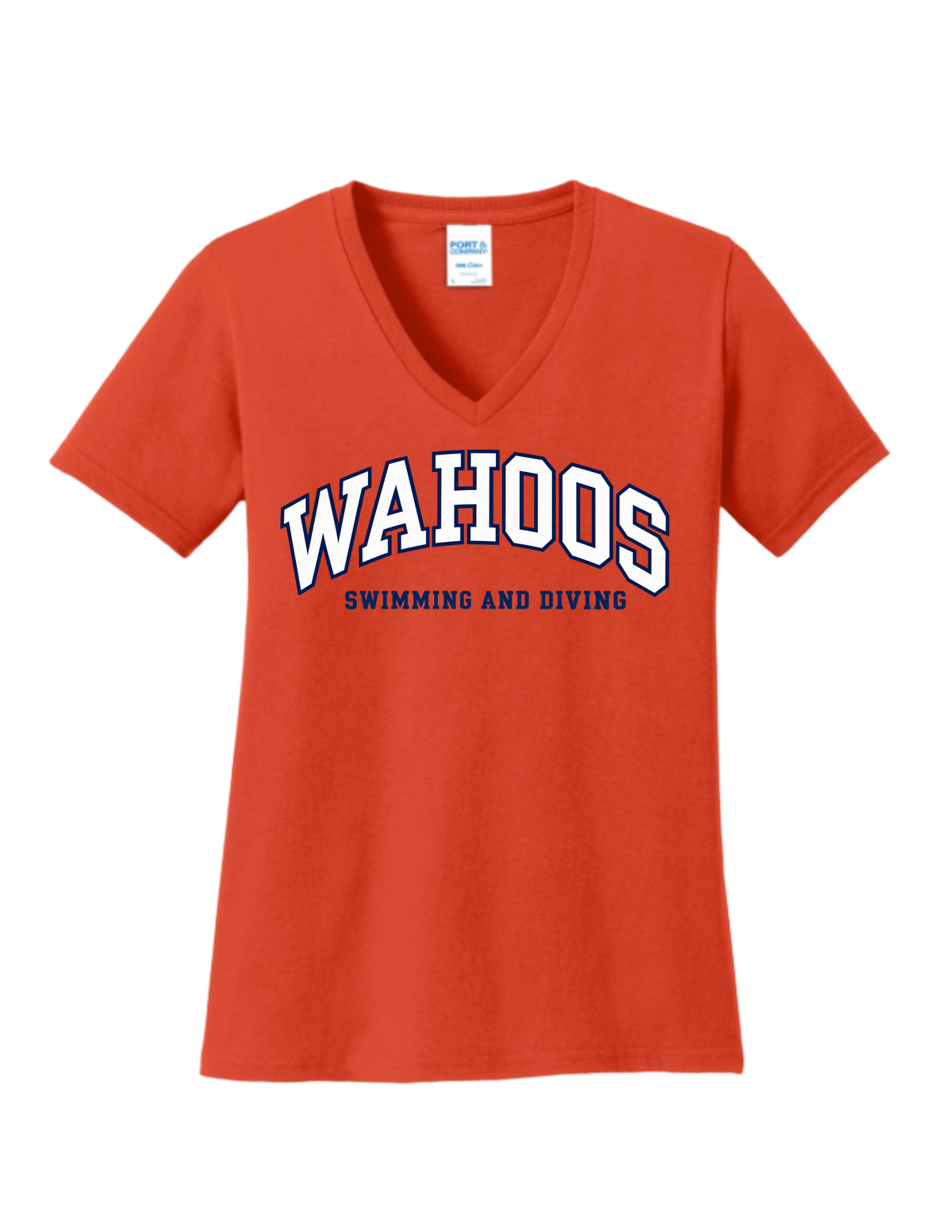 UVA Cotton V-Neck Tee