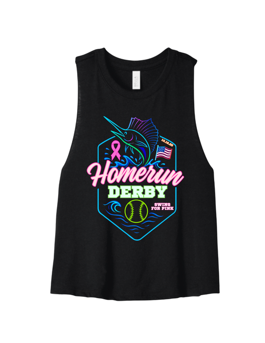 Northstars Homerun Derby Racerback Cropped Tank Top