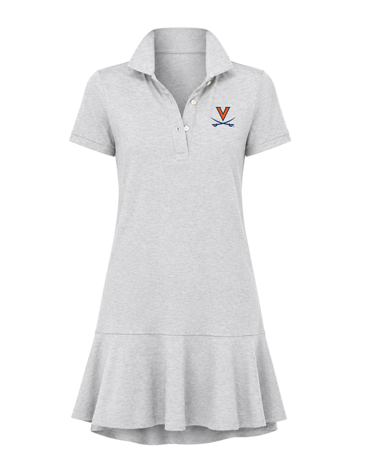 UVA Women's Collared Tennis Dress - Embroidered