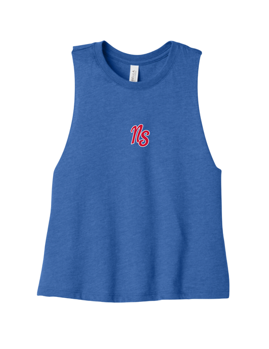 Northstars Cropped Tank Top - Embroidered