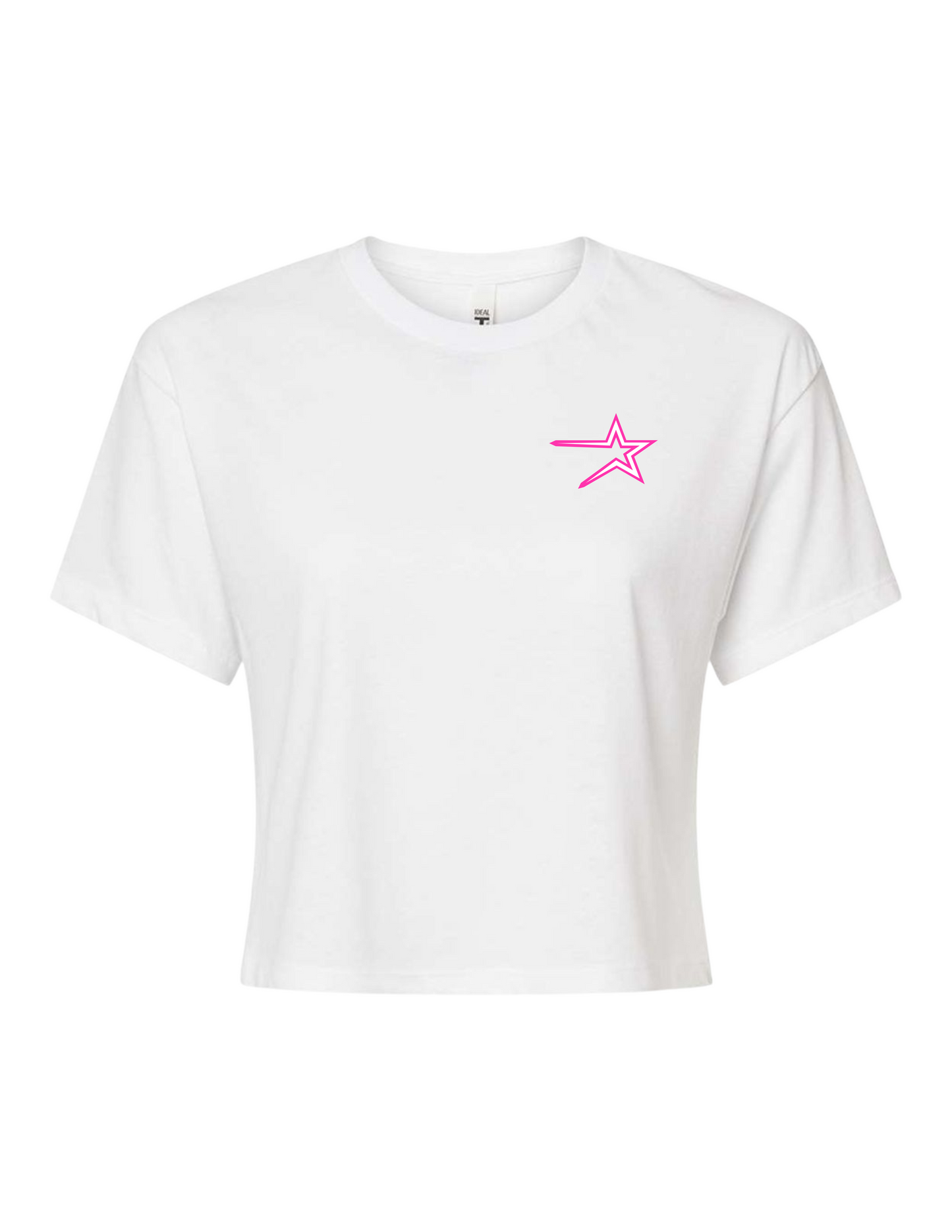 Northstars Cropped Embroidered T-Shirt (Women's)