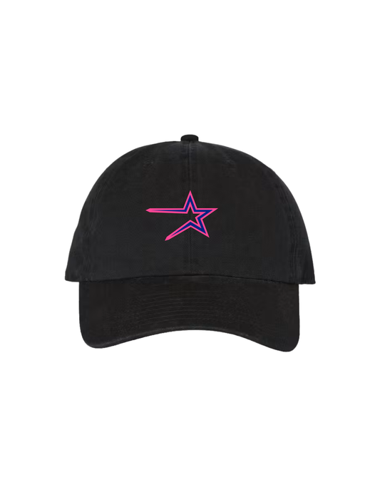 Northstars Adjustable Relaxed Cap - Pink & Blue