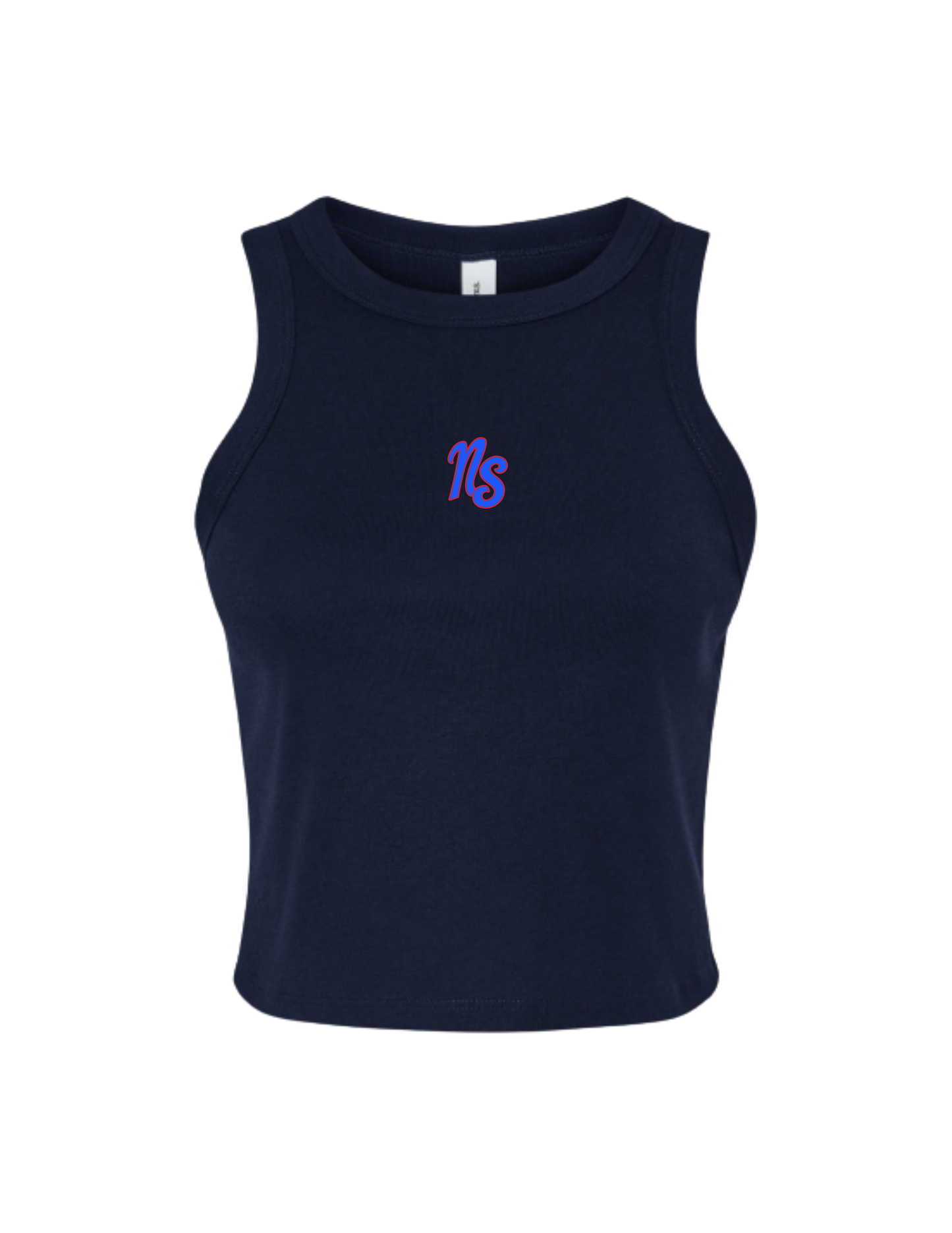 Northstars Cropped Tank Top - Embroidered