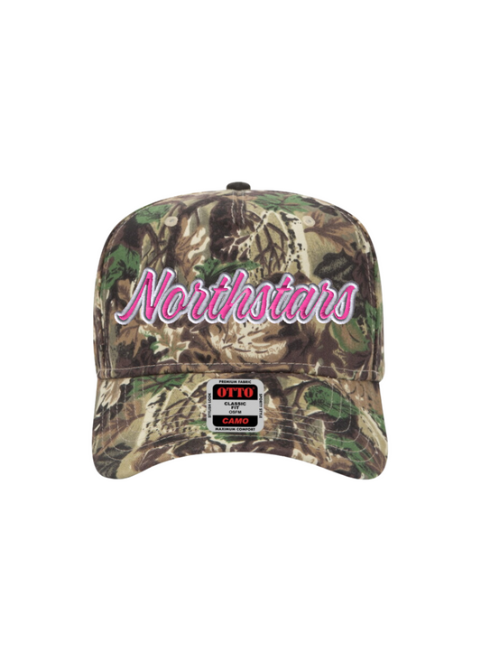 Northstars Embroidered Camo Hat - Women's